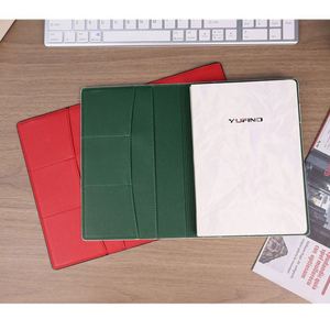 ปกสมุดโน้ตหนัง PU แบบขายส่ง เป็นมิตรกับสิ่งแวดล้อม พร้อมช่องใส่บัตร ดีไซน์สร้างสรรค์ สำหรับธุรกิจ  แบบใส่กระดาษโน้ตแบบถอดได้ - Product Image 4
