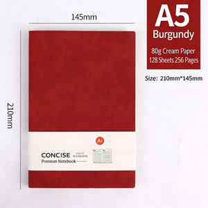 Carnet en cuir PU professionnel A6 A5, carnet en cuir PU pour le <span class=keywords><strong>bureau</strong></span> - Product Image 4