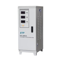 Régulateur de tension automatique monophasé AC SVC-20KVA avec affichage LED ETP 100V-250V pour l'électronique de toute la maison