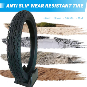 Pneus de moto tout-terrain robustes T89 360-18 personnalisés en usine, avec protection UV, pour voyages en safari dans les zones arides et désertiques - Product Image 3