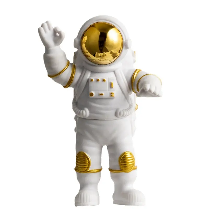 Novas pequenas figuras Astronauta Decoração Estilo Nórdico home desktop Decoração para caixa de mistério caixa de embalagem