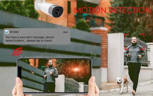 Caméra IP sans fil de sécurité CCTV <span class=keywords><strong>IPC360</strong></span>, caméra de surveillance extérieure 1080P, caméra de surveillance domestique, étanche IP66, audio bidirectionnel, caméra bullet - Product Image 3