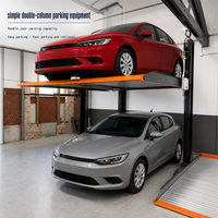 Système de stationnement vertical de voiture à arrêt d'urgence, élévateur hydraulique sécurisé pour villas privées et garages familiaux