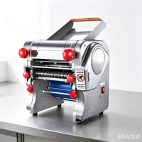 Machine à presser les nouilles semi-automatique en acier inoxydable, capacité 5 kg/h, coupe-pâte et rouleau commercial pour restaurant, idéal pour les wontons