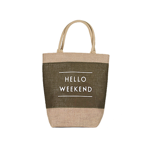 Bolsas de cânhamo personalizadas reutilizáveis, dobráveis e baratas para compras - Product Image 2