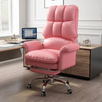 Chaise de bureau ergonomique, Support de corps confortable, mobilier de salon en cuir, chaise de jeu, vente en gros, usine chinoise