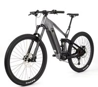 Vélo de descente électrique tout suspendu en fibre de carbone de 29 pouces, Bafang M560, 12 vitesses, batterie intégrée