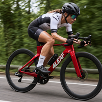Vélo de course sur route en fibre de carbone 4LEAF, vente en gros directe d'usine, 24 vitesses, frein à disque hydraulique Shimano UT Di2, OEM CE