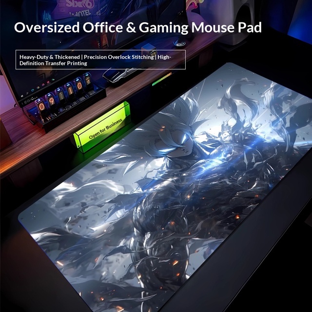 Mouse Pad Extra Large Anime Boys High-Value Computer Pad E-Sports Gaming FPS Desk Mat Anti-slip Customizable Thermal Transfer