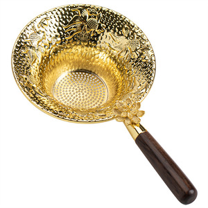 <b>Tea</b> Strainer Alloy Koi Round Gold Silver <b>Tea</b> Filter For Kung Fu <b>Tea</b> <b>Set</b> Accessory - Product Image 5