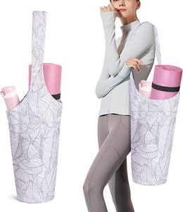 Muestra Gratuita, Personaliza tu Marca, Bolsa de Lona Impermeable de Poliéster para Mujer, con Cierre de Cremallera, para Zapatos de Gimnasio, Yoga y Tapete de Yoga - Product Image 1