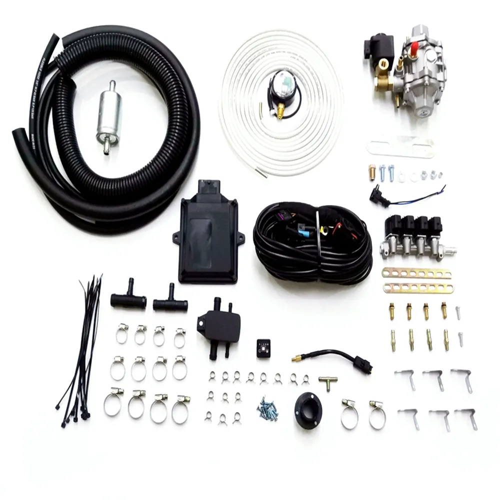 4 Cylinders Gas CNG Conversion Kits for CNG GPL Vehicles