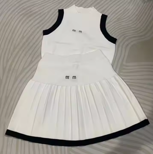 2025 Hit Produto Novo Luxo Moda Atacado Designer Verão T-shirt Saia Marca de Alta Qualidade Senhoras Terno Roupas Mulheres - Product Image 2