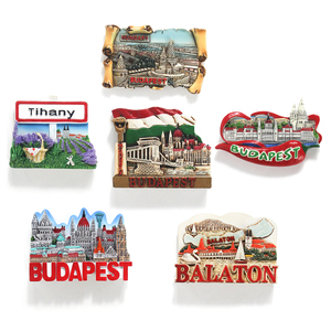Imán de Refrigerador Personalizado de Hungría, Recuerdos Promocionales Personalizados, Imán de Resina 3D con la Ciudad de <span class=keywords><strong>Budapest</strong></span> y Logotipo - Product Image 4
