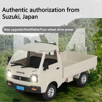 WPL D-14 1/10 4WD RC Cargo Pickup Escalade Voiture Simulation Drift Off-Road Truck Jouets avec Lumières LED