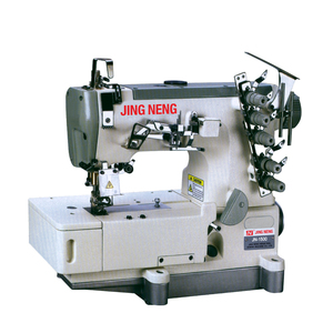 Máquina de Coser Industrial de Alta Velocidad JN-1500 de Cama Plana con Cuatro Agujas y Seis Hilos - Product Image 1
