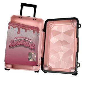 Sachet en film holographique Mylar de qualité alimentaire pour <span class=keywords><strong>biscuits</strong></span> et bonbons, 3,5 g, pochette découpée en forme avec fermeture éclair anti-odeur, impression numérique personnalisée - Product Image 1