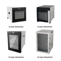 Déshydrateur Commercial Compact Heavybao pour Fruits et Légumes, OEM/ODM, Machine de Séchage Alimentaire Domestique pour Viande Séchée