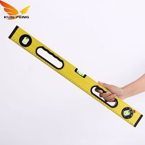 Промышленный желтый алюминиевый магнитный креативный ручной балансировочный инструмент: уровень-линейка 500 мм, точность +/-10 мм - Product Image 4