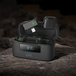 Microphone cravate dynamique sans fil OEM mini, léger, type C, 48 kHz, 24 bits, <span class=keywords><strong>son</strong></span> HiFi pour interview et enregistrement vidéo - Product Image 1