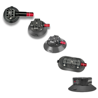 Montaje de ventosa para cámara, montaje de coche para grabación de vídeo En carrocería de coche, ventanas de barcos, cualquier superficie lisa Compatible con cámaras
