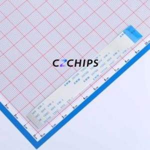 FFC-0.5-24-100-B-4-8 FFC Cable (Flexible Flat Cable) P=0.5mm Connector 24P 0.5mm 0.3mm Reverse - Product Image 1