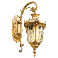 Lumière murale extérieure pour l'éclairage de la cour et du jardin, tension 85-265v, base E27, lumière murale extérieure moderne noire avec ampoule LED