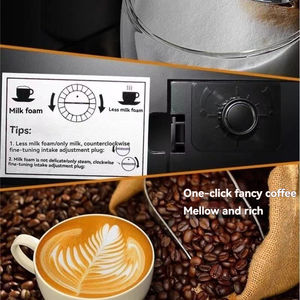 Machine à café intelligente commerciale entièrement automatique A10, grand réservoir, pour le bureau, brassage américain et italien, pour les entreprises d'exportation - Product Image 3