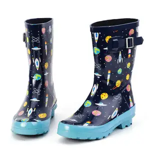 Botas de lluvia impermeables para niños, nuevo diseño, fabricante, venta al por mayor