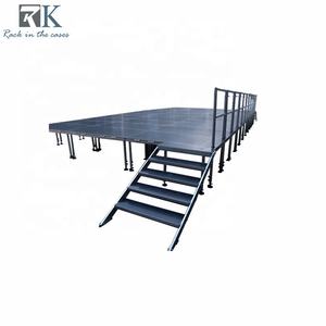 Scène de mariage, podium pour événements en plein air, spectacle, concert, scène portable en aluminium et en bois pour concert - Product Image 1