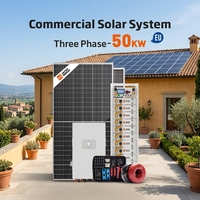 Sistema ESS Fotovoltaico de 50kW 100kWh con Batería LiFePO4 e Inversor Híbrido Trifásico para Uso en Edificios Comerciales