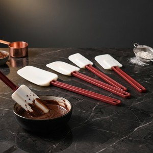 Spatole in Silicone Resistenti al Calore di Grado Commerciale con Manici Rossi, Sicure per Alimenti, Lavabili in Lavastoviglie e Utilizzabili in Forno per la Cottura - Product Image 2