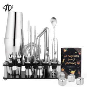 Bộ dụng cụ pha chế đồ uống Paceon 26 món bằng thép không gỉ, thân thiện với môi trường, hiện đại, kèm giá đỡ acrylic - Product Image 6