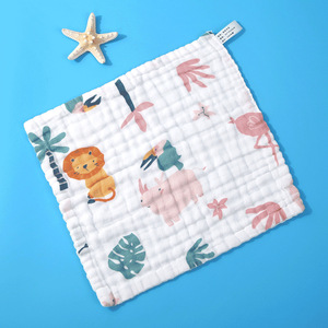 Khăn Muslin Cotton Hữu Cơ Cho Em Bé Sơ Sinh Vải Ợ 30X30Cm 25X50Cm Khăn Muslin 100% Cotton Tùy Chỉnh Cho Em Bé Vải Ợ - Product Image 3
