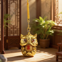 Boîte Mystère Lucky Lion : Pendentif Énergétique Bénédiction de la Bête Auspicieuse, Breloque de Sac à Dos Cartoon, Accessoires de Décoration pour Voiture