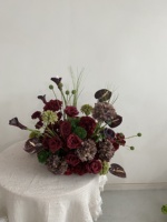 Vente flash - Boule de fleurs artificielles 60 cm - Boule de fleurs d'hortensia pour décoration de mariage