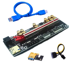 Riser card v018 v016 v014 v013 v012 v011 v010 v009s plus Riser Extender PCI Express Adapter USB 3.0 Cable Power