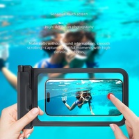 Pochette étanche pour téléphone avec indice d'étanchéité IPX-8, en PVC, capacité de 9 pouces, pour la natation, le surf et la navigation de plaisance