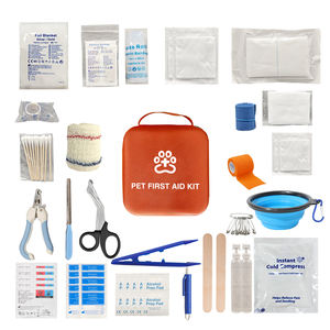 Botiquín de primeros auxilios para perros y gatos, instrumento veterinario para exteriores con removedor de garrapatas para mascotas por fabricantes - Product Image 2