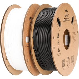Filamento PLA Rápido Creality de 1.75mm y 2kg, Negro y Blanco, para Impresora 3D, Impresión de Alta Velocidad - Product Image 1