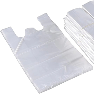 ถุงช้อปปิ้งใสพร้อมหูหิ้ว, ถุงพลาสติกใสสำหรับใส่ของชำ - Product Image 1