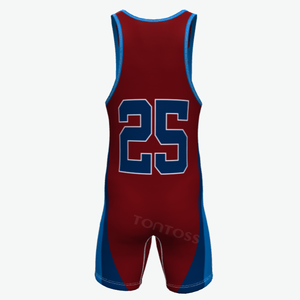 Camisetas de lucha libre personalizadas de alta calidad para hombres y mujeres, ropa deportiva de sublimación para jóvenes, venta al por mayor barata hecha de material Spandex - Product Image 4