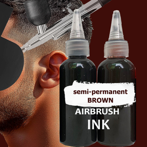 <span class=keywords><strong>Tinte</strong></span> semipermanente a base de aceite para barba y línea del cabello, resistente al agua, negro, con aerógrafo para barbería, en spray. - Product Image 1