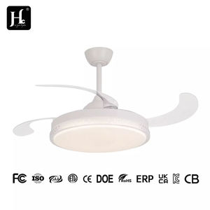 Lámpara de Techo LED Minimalista Moderna, Ventilador Ultrafino Invisible para Dormitorio, Protección Ocular de Espectro Completo, Control Remoto para Sala de Estar - Product Image 4