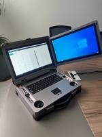 Station de sol numérique GW15DK avec écran HD 15,6 pouces, double bande, portée 10-15 km, télécommande pour UAV/UGV/USV