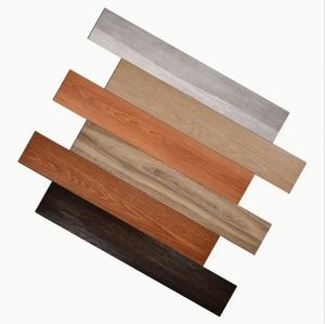 Revêtement de sol vinyle SPC gris clair moderne 5 mm, système de clic, étanche, à emboîtement, carreaux rigides pour intérieur, villa, motif graphique - Product Image 3