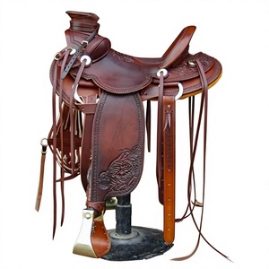 Durable Genuine Leather Horse Racing English Saddle Wood Custom Designs-Equestrian Accessories Leather Crafts Handmade - Product Image 2