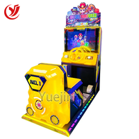 Machine de jeu d'arcade vidéo de simulateur de conduite de course pour enfants de conducteur de voiture cool à jetons Yuejin