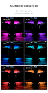 Lãng mạn App/điều khiển từ xa <span class=keywords><strong>RGB</strong></span> Xe <span class=keywords><strong>LED</strong></span> ánh sáng dưới hệ thống cơ thể dưới Glow 18 cái Car <span class=keywords><strong>LED</strong></span> Kit với Thuốc lá nhẹ hơn - Product Image 2