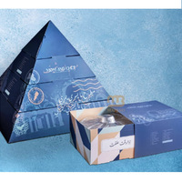 Benutzer definierte Restaurant zum Mitnehmen Pyramide geformte Lebensmittel Box Brunch Kuchen teilen Dessert Verpackung Platte Box Pyramide Catering Box zu gehen